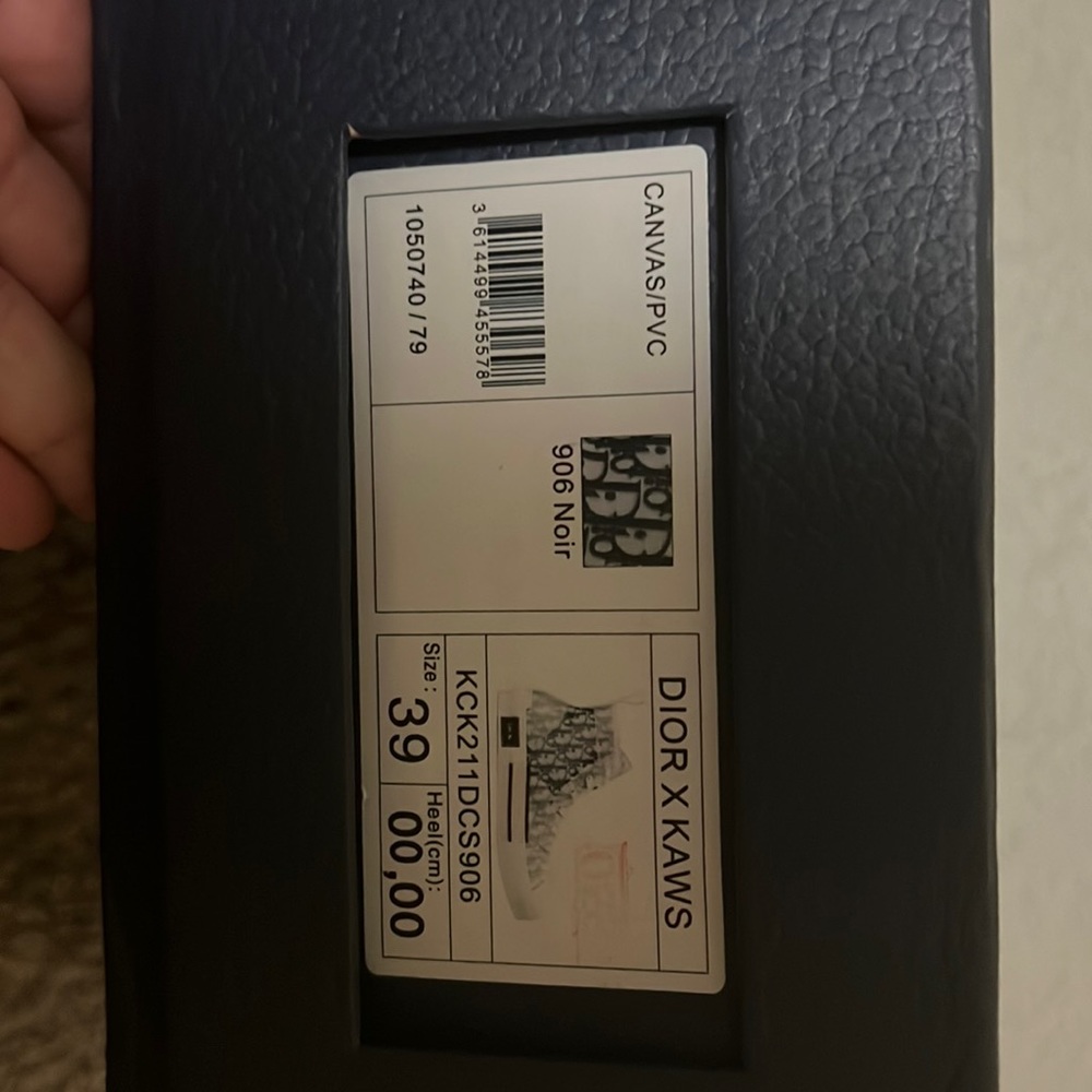 Dior Canvas sneakers unisex size 39